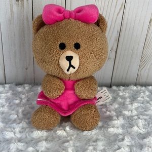 Line Friends Choco 7 Inch Seated Plush